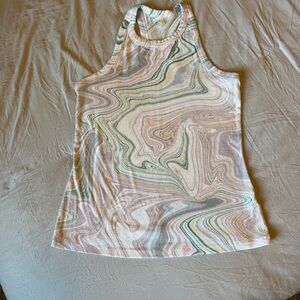Old Navy Active light racer back ribbed tank